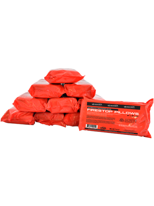 Firestop Pillows are designed to firestop medium to large voids made for various penetrating items.