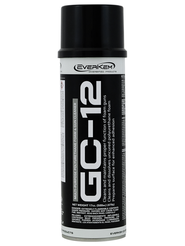 GC-12 Polyurethane Foam and Foam Gun Cleaner
