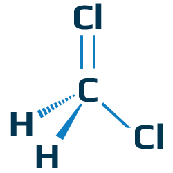 MethyleneChloride_VolatileOrganicCompound-Framed-250-2 Diagram of Methylene Chrloride Volatile Organic Compound