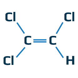Trichloroethylene_VolatileOrganicCompound_Framed-250-2 Diagram of Trichloroethylene Volatile Organic Compound