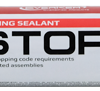 Firestop-814+ Intumescent Firestopping Caulk Sealant in sausage tube foil pack