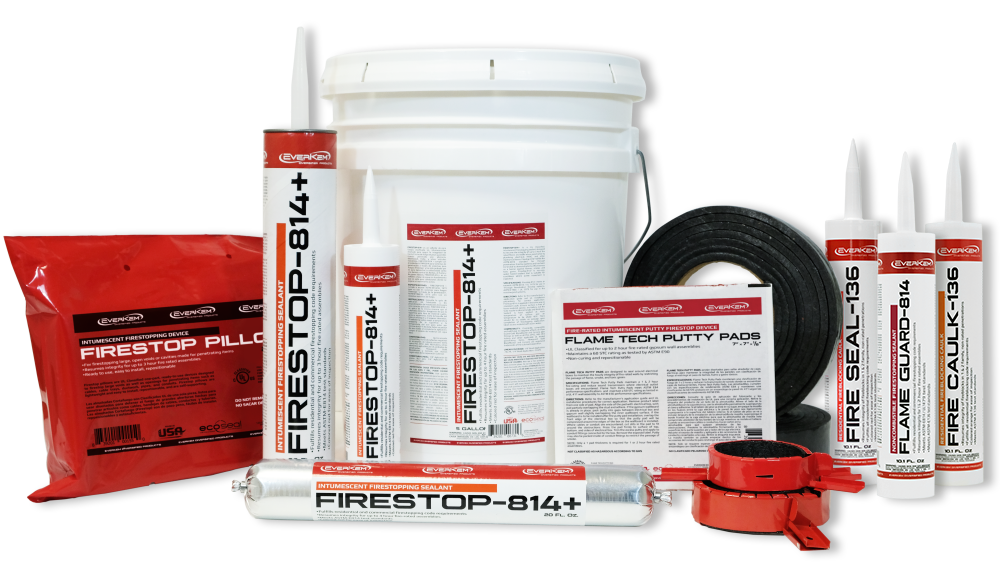 Firestop and fireblock products