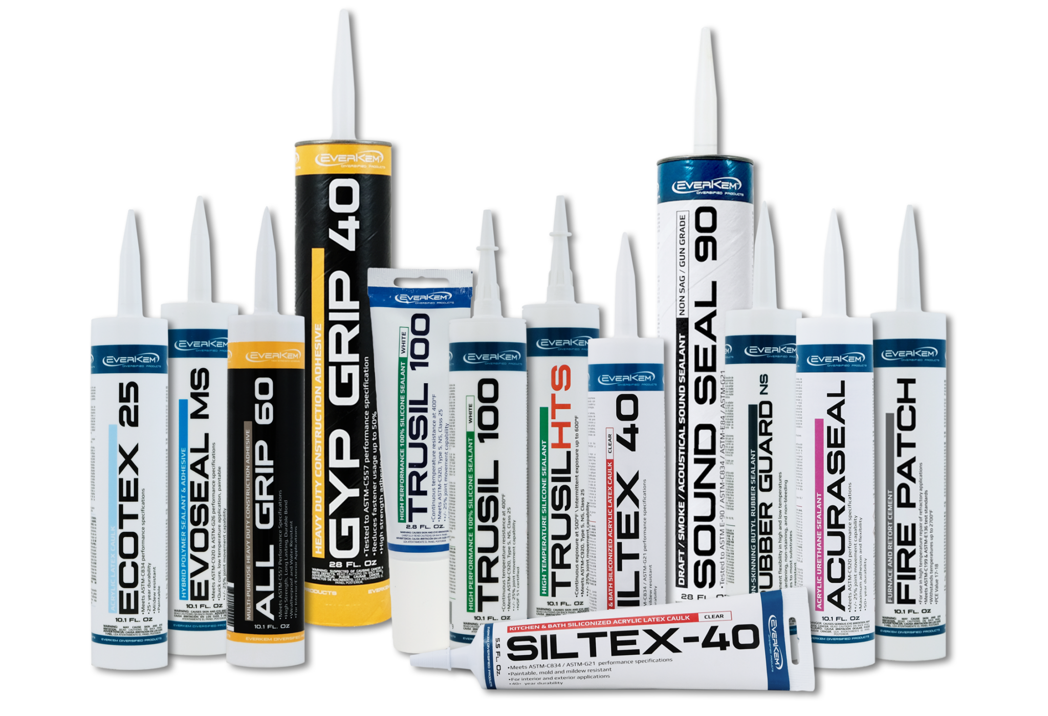 Seal Tite High Performance Caulk Sealant Line Everkem